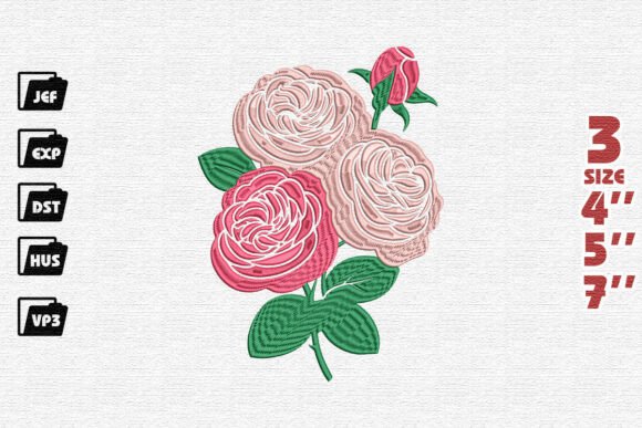 Blush Garden Roses Embroidery: A Designer’s Review