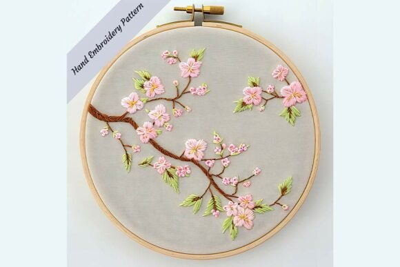 Cherry Blossom Branch Embroidery Pattern Review
