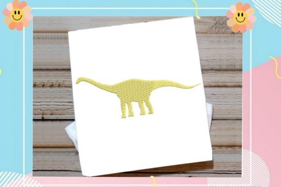 Dinosaur Brachiosaurus 4: A Holiday Embroidery Review