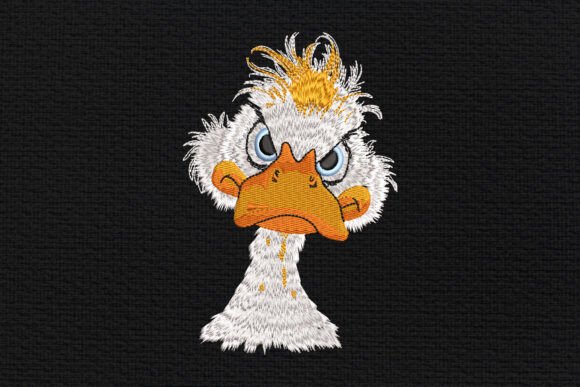 Grumpy Duck Embroidery Design: A Designer’s Review
