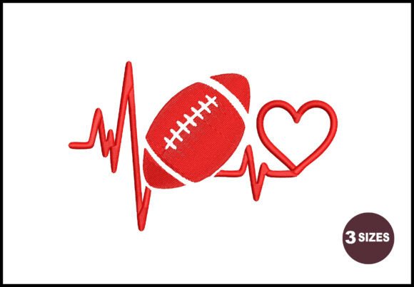 Heartbeat Football Embroidery: A Seasonal Review