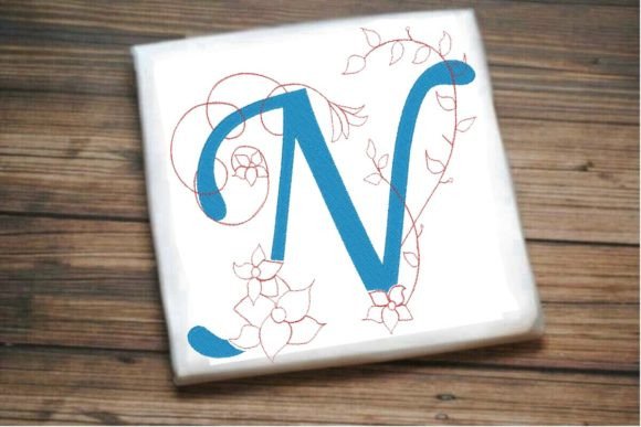 N Letter Vine Monogram: A Designer’s Review