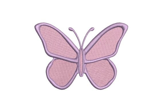 Pink Lavender Butterfly Embroidery Design Review