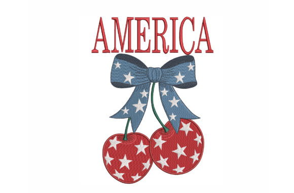 Review: America Cherries Embroidery Design for Makers