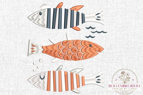 Review: Cute Fish Embroidery Design for Etsy Shops