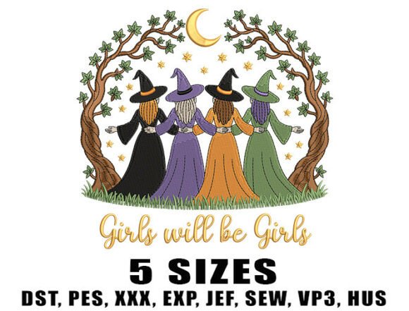 Review: Forest Magic Witch Embroidery Design