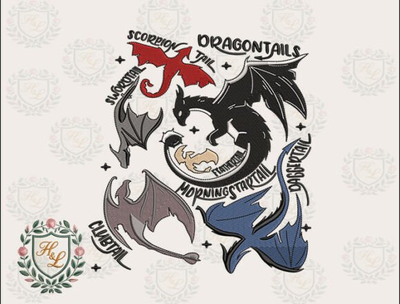 Review: Mythical Creatures Embroidery Files