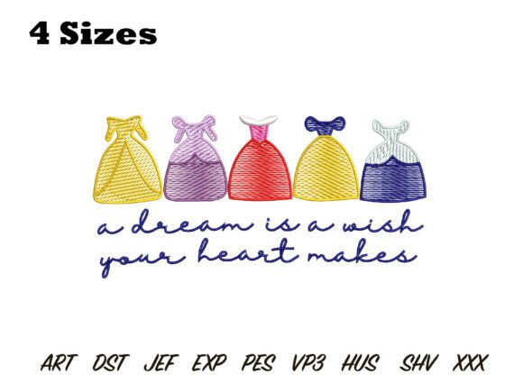 Review: Princess Dress Embroidery Design for Handmade Projects