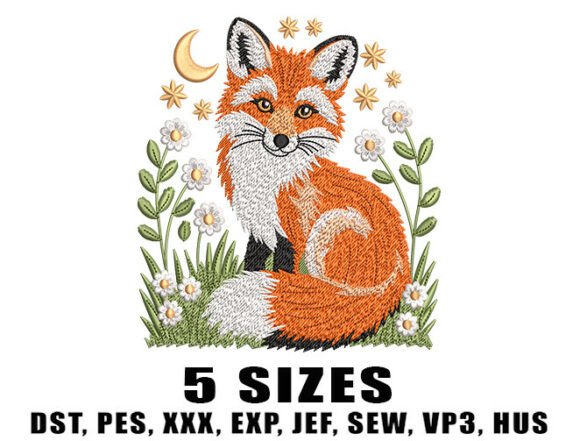 Reviewing Forest Fox Leaves Embroidery Designs