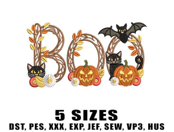 Reviewing the Boo Pumpkin Cat Embroidery Design
