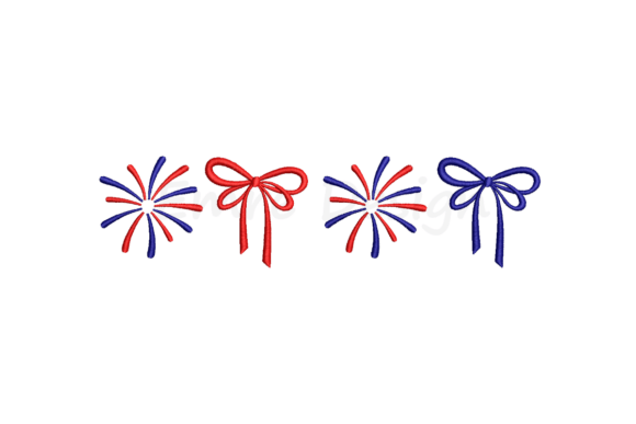 Reviewing the Coquette Patriotic Embroidery Design