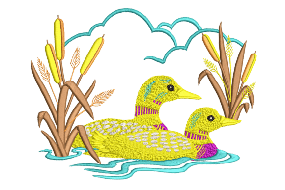 Reviewing the Cute Duck Embroidery Design for Gifts