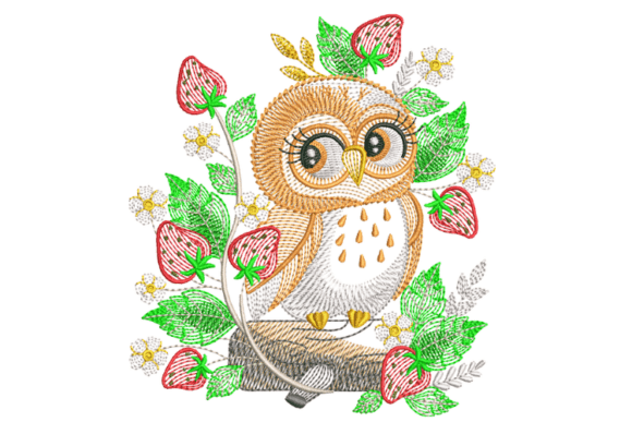Reviewing the Cute Owl Face Embroidery Design