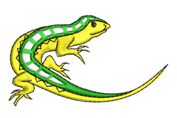 Reviewing the Gecko Lizard Embroidery Design