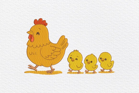 Reviewing the Hen and Chicks Embroidery Design