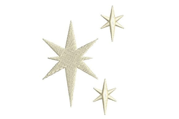 Reviewing Three Sparkling Celestial Stars Embroidery Design